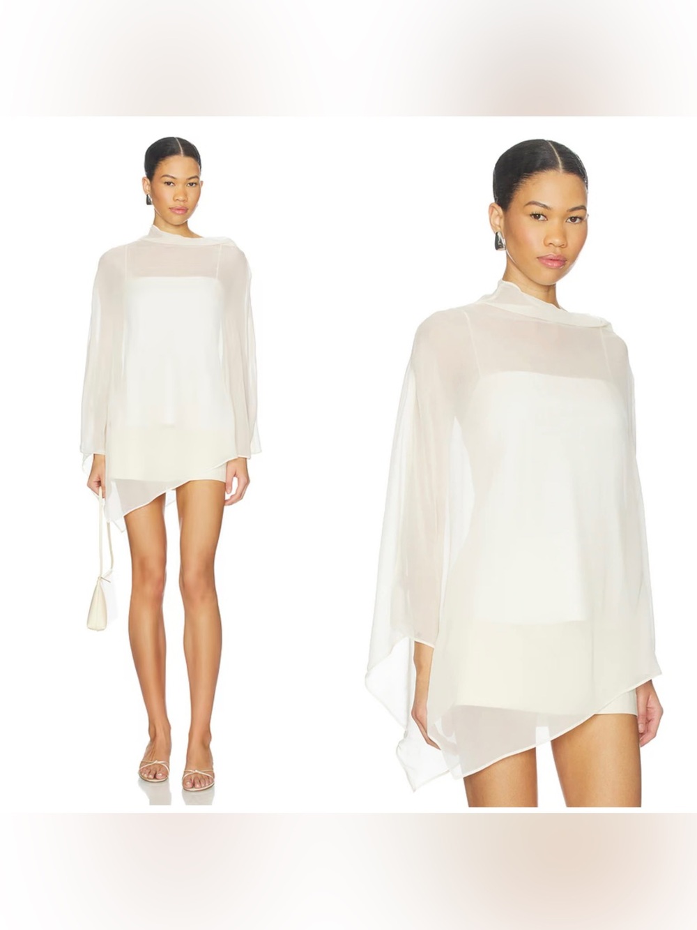 NWT L'Academie Evolet Top in Ivory